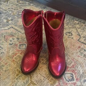Tucker + Tate Kids Red Cowboy Boots